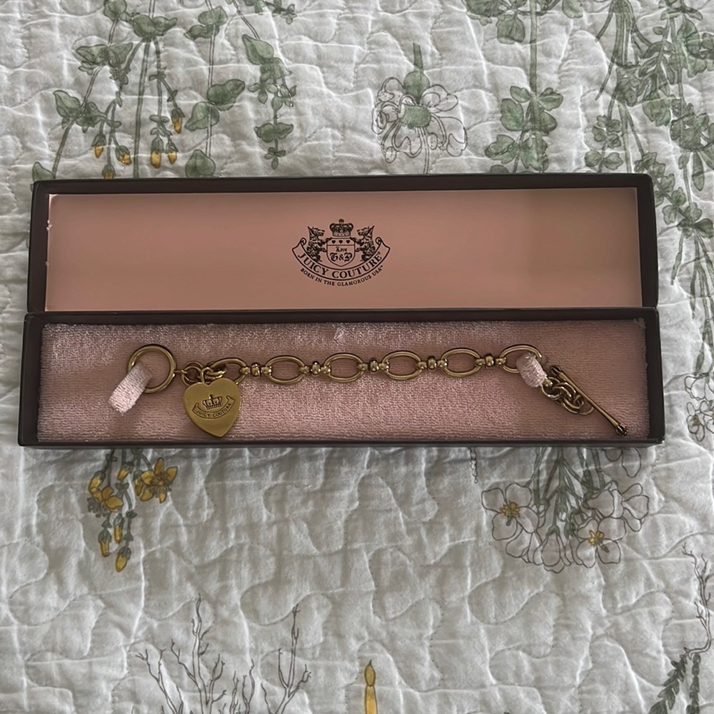 OG Y2K Juicy Couture bracelet with Charm